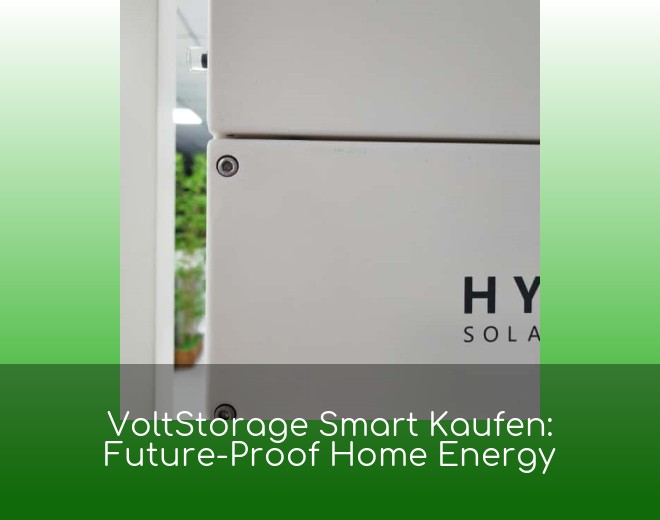 VoltStorage Smart Kaufen: Future-Proof Home Energy